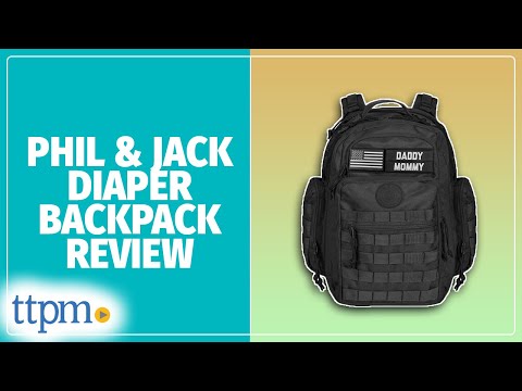 Phil & Jack Dad Diaper Bag Backpack