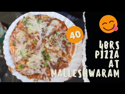 40rs Pizza at Malleshwaram | tasty Burger | banuMC |