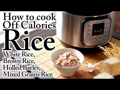 How to cook OFF Calories🍚 White Rice, Brown Rice, Hulled Barley, Mixed Grain! ASMR, Lifestyle, Bible