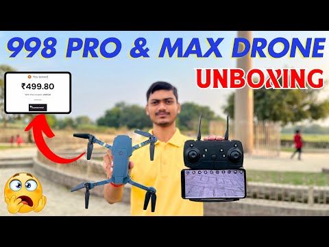 998 Pro Drone Unboxing First Look at Features & Accessories! | 998 PRO Max Drone Surprising Results!