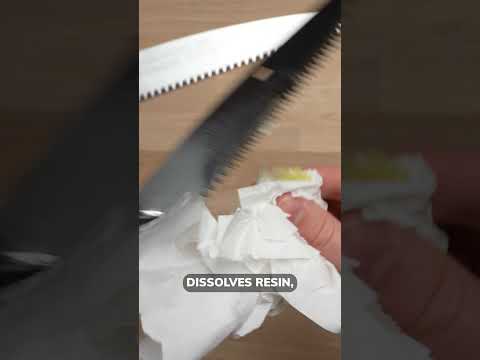 How to clean your saw 🪚🧽