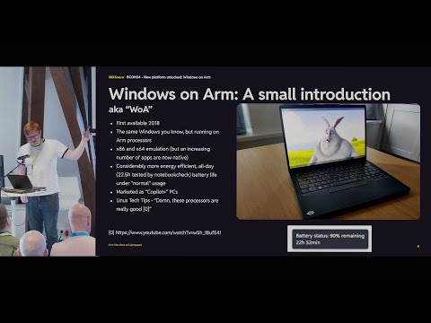 New platform unlocked: Windows on Arm — Blender Conference 2024