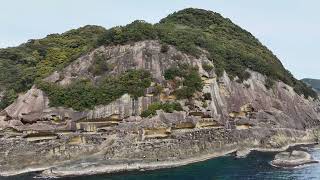 ドローン紀行　世界遺産「紀伊半島の霊場と参詣径」　三重県熊野市鬼ヶ城から花窟神社までの海道旅