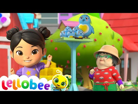 Ella and Friends Help Mama Bird: Welcome Baby Birds | 🌻Lellobee City Farm - Kids Playhouse Song Mix