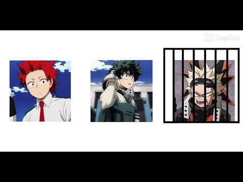 Deku put Bakugo in the cage-