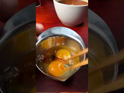 Two-color minced chicken rice bowl [ASMR] #shorts