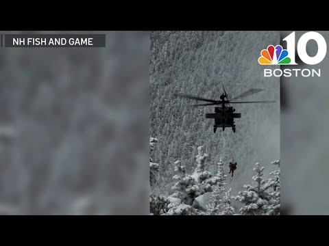 Hypothermic hiker rescued by helicopter in NH's White Mountains