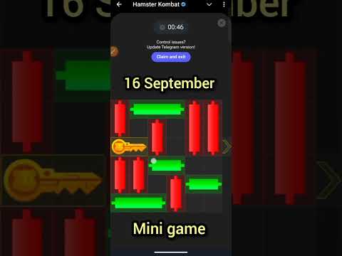 16 September mini game hamster Kombat || today puzzle solution hamster Kombat