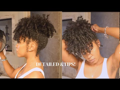 EASY Curly Updo | Twistout Hairstyle| Natural Hair