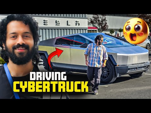 🚨I Rented TESLA CYBERTRUCK 🛻In USA And It's CRAZYYY | AJ VLOG 001