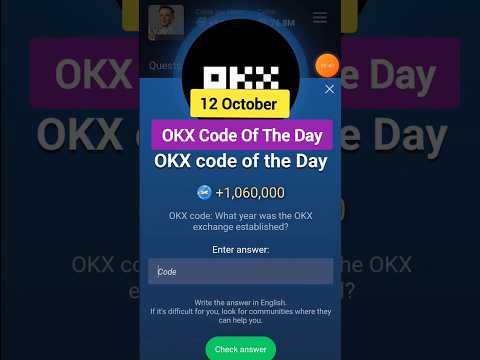 OKX Code Of The Day X Empire | Today 12 October okx code of the day x empire