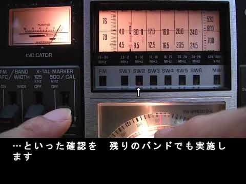 RF-2200 短波・調整状態の簡易確認＆未校正時の読取精度