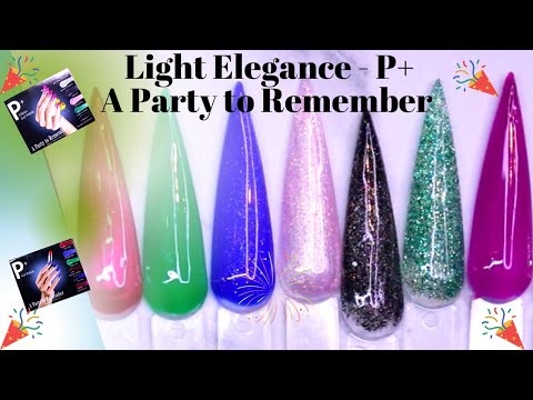 Light Elegance P+ Collection | Winter 2023 |A Party to Remember - HEMA Free, Soak-Off Polish!!