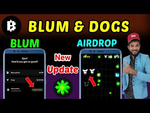 Blum & Dogs Listing Date Withdrawal 💵  Dogs Airdrops 🤯 Blum dogs New features