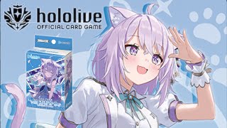 [Hololive TCG] Okayu starter deck opening!!!