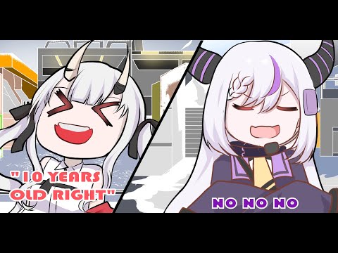 Some random Sova Called Laplus, Ayame, and Roboco Kids in Valorant 【Hololive Animation｜Eng sub】