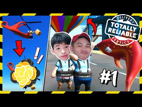 Totally Reliable Delivery Service | “YouTuber” 送貨讓你笑到肚子痛！郵差模擬器！【 Gaming 亂亂玩 】