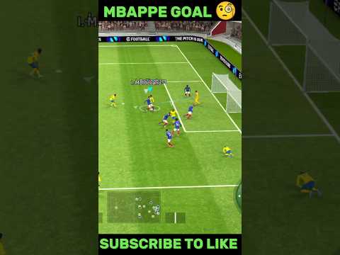 Mbappe Shocked 🧐 The Goal #shorts #efootball