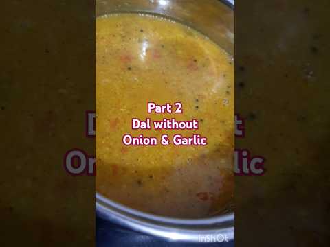 Navratri Series | Day 3 | Part 2 | Dal without Onion & Garlic #shorts