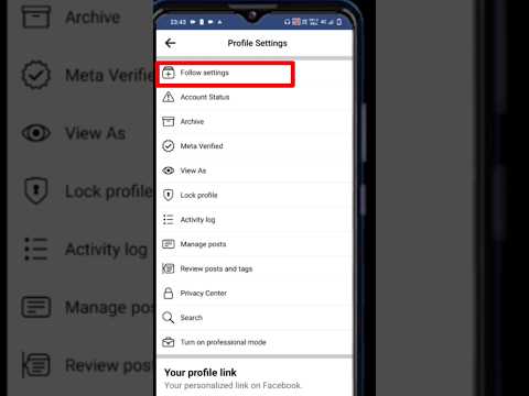 Facebook Followers Settings 2023 | How To Add Follow Button on Facebook Profile | #shorts #viral