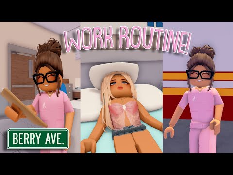 Nurse Work Day Routine | Single Mom Diaries **BOYFRIEND?!** | Berry Avenue Roleplay