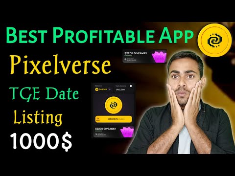 Pixelverse PIXFI TGE & Listing ? Pixelverse New Upadte || Best Profit Mining App || Pixeltap Mining