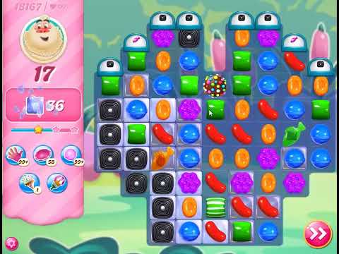 Candy Crush Saga Level 18167 - NO BOOSTERS | SKILLGAMING ✔️