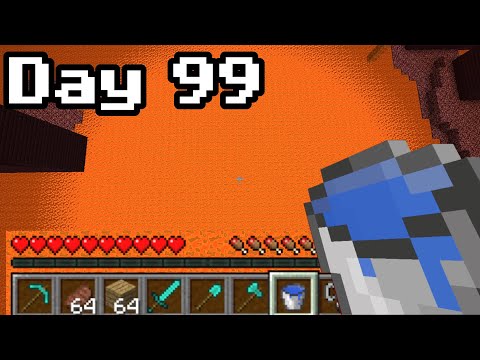 I Made 100 Days Hardcore Minecraft IMPOSSIBLE