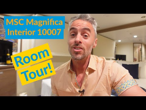 MSC Magnifica Interior Room Tour 10007