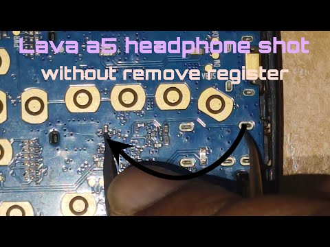 lava a5 headphone mode solution||  lava A5 headphone shot symbol remove