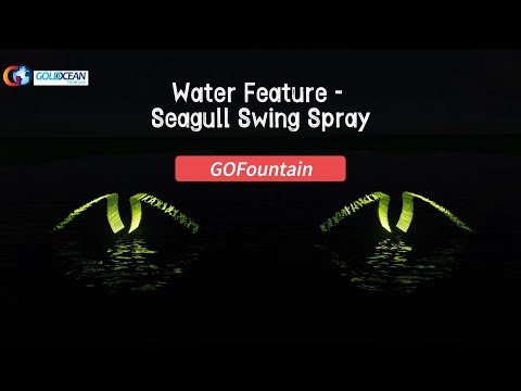 Water Feature Fountain: Seagull Swing Spray Fountain