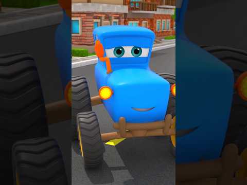 🚜💫 MOTORVILLE - 3D Cars Cartoon #shorts #cartoon #motorville #carcartoon #kidscartoon #carsforkids