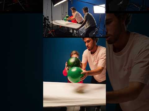 Results live now / How we turned a bowling ball into a balloon #behindthscene beh