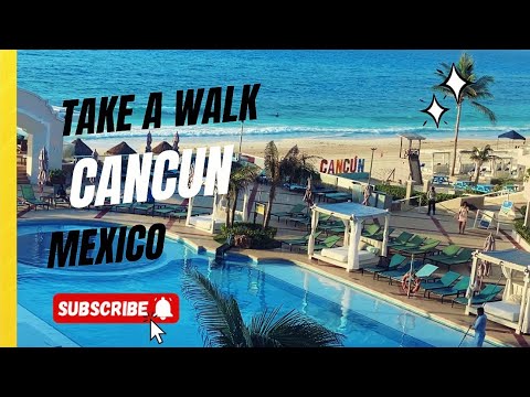 Birthday Beach Walk in Cancun