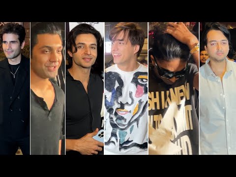 Priyank Sharma, Mc Stan, Azaan Khan, Mohsin Khan, Karan Tacker At Aryan Khan D'yavol Party