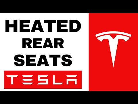 How to Enable Tesla Model 3 Heated Rear Seats - 2024