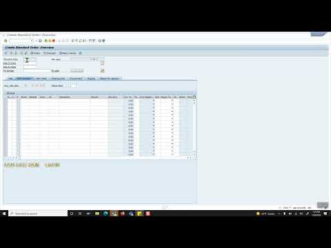 How to Create a Sales Order in SAP VA01