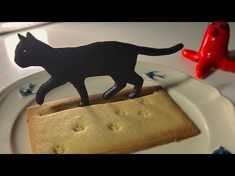 ねこと足跡のクッキーの作り方