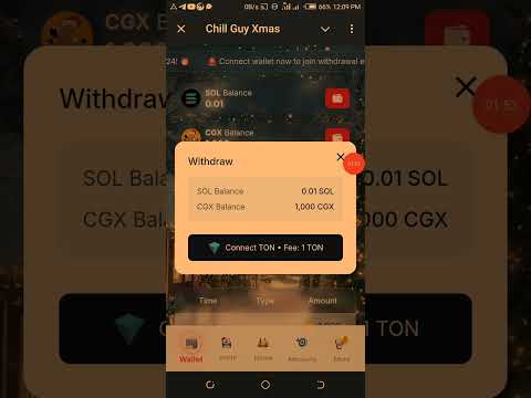 Chill Guy Xmas Airdrop SCAM Or LEGIT | Chill Guy Xmas Withdrawal - CGX Airdrop - Tronkeeper