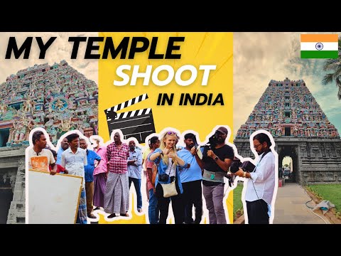 FIRST TIME AT AN INDIAN FILM SET IN ONE OF THE MOST BEAUTIFUL SOUTH-INDIAN TEMPLES! ▹JenniJi