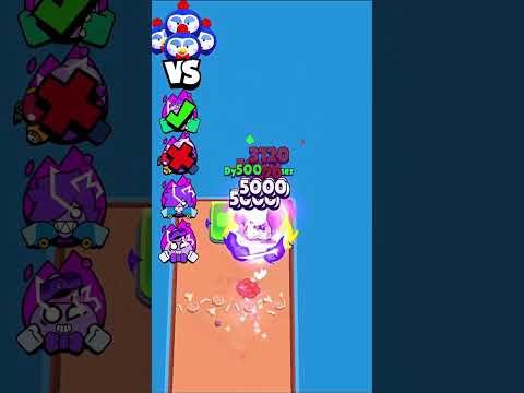 4 Boss Porter vs Brawlers #brawlstars #shorts