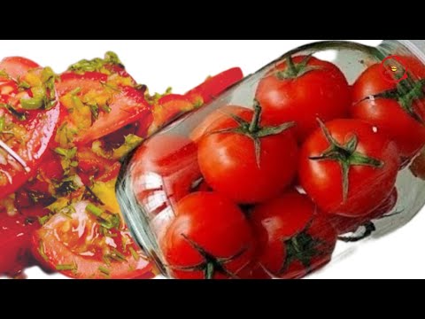 Few people know this!  Tomatoes up to 1 year!!  Without freezing.. Tomato salad 🍅🍅