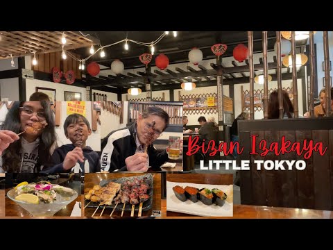 VLOGMAS DAY 12 | Bizan Izakaya in Little Tokyo 🇯🇵🇺🇸 | Living in Los Angeles