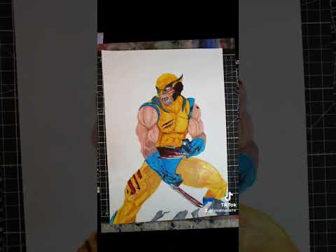 Wolverine Drawing #shorts #art #wolverine #drawing #mcu #marvel #marvelart #xmen #deadpool3