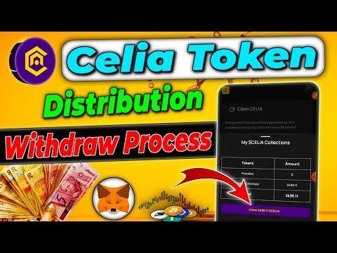 Celia airdrop distribution | Celia token withdrawal process | how to claim Celia token