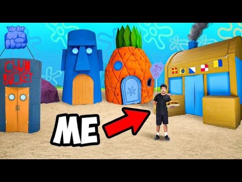 I Built The Entire Bikini Bottom In Real Life!