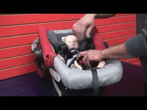 Britax Chaperone Car Seat: How to place a child into infant car seat