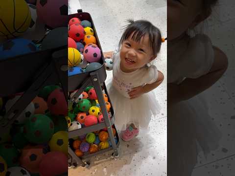 Cayla’s new found love of footballs! #20monthsold