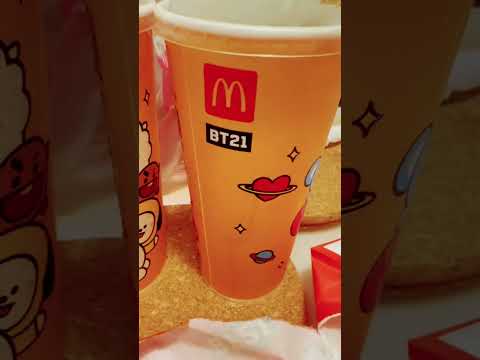 美食開箱 | 麥當勞 | BT21