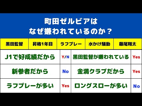 (#5) 町田ゼルビアは、なぜ、嫌われているのか？～8つの理由からの考察～